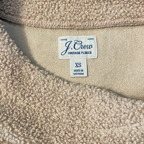 🌟3/$15🌟J Crew vintage fleece crew neck. Size XS - Picture 2 of 10